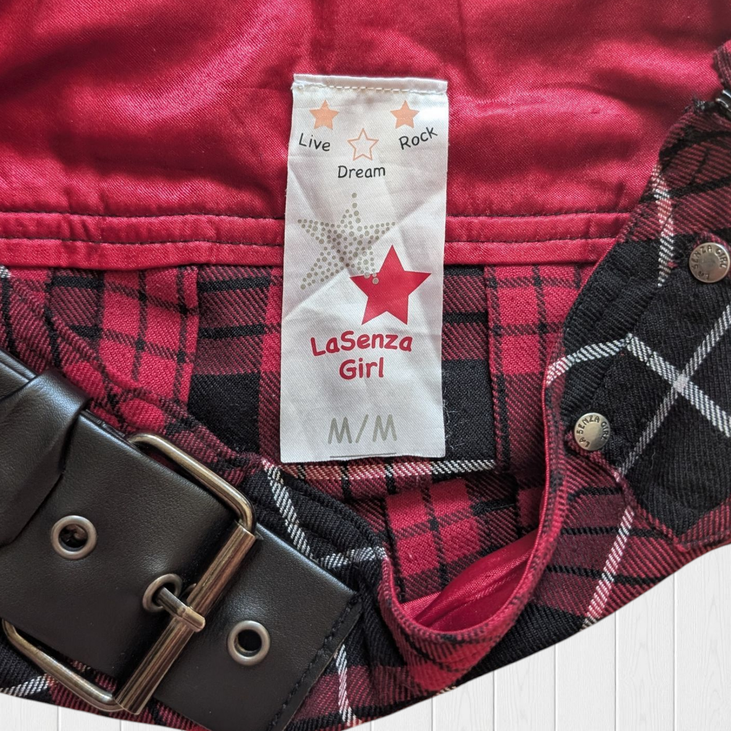 00's La Senza Tartan Mini Skirt