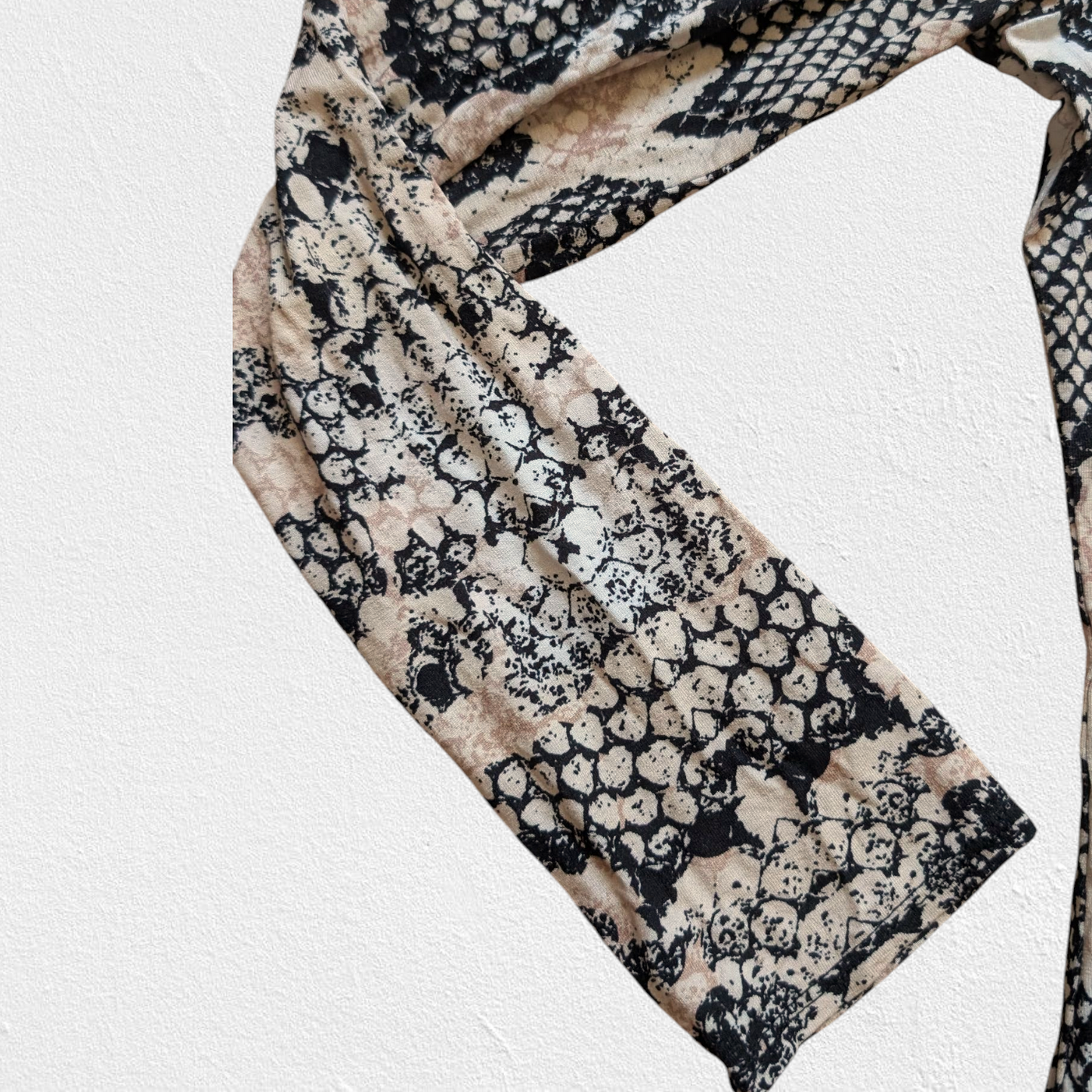 Snake Print Long Sleeve Top