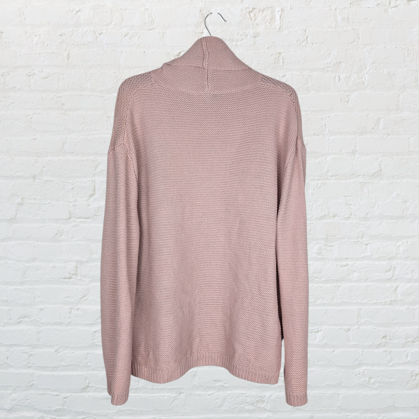 H&M Pink Oversized Turtleneck Jumper