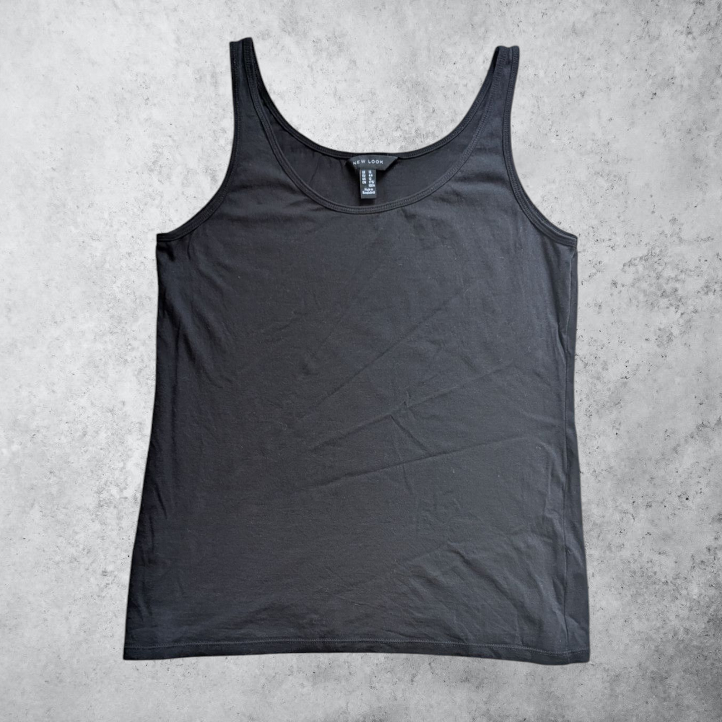 Black Vest Top