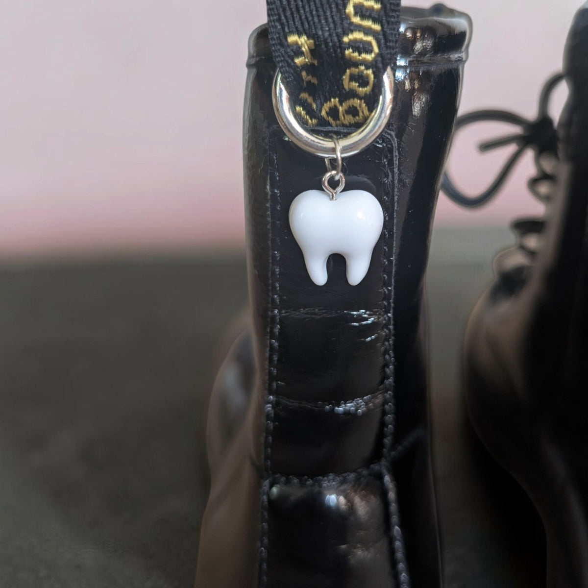 White Teeth Handmade Boot Charms