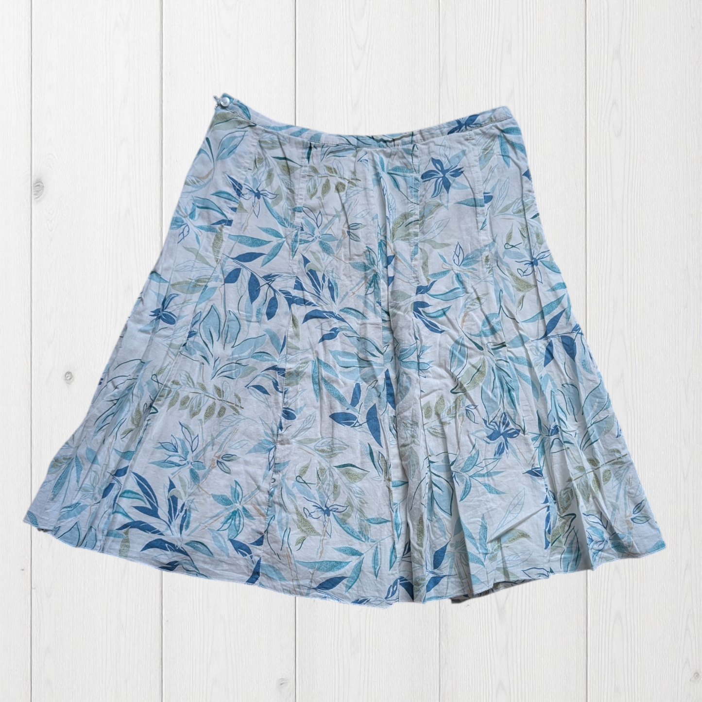 00's Floral Midi Skirt