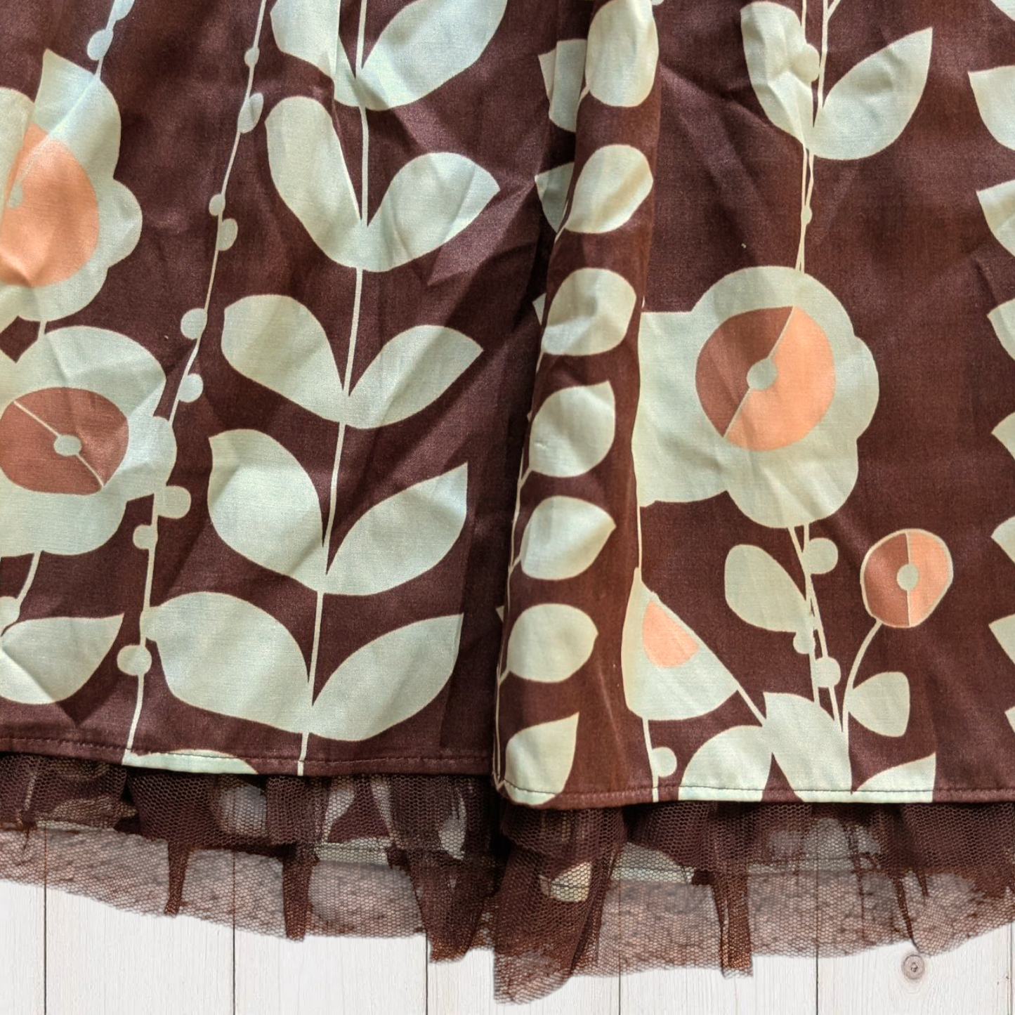 Ted Baker A-Line Silk Skirt