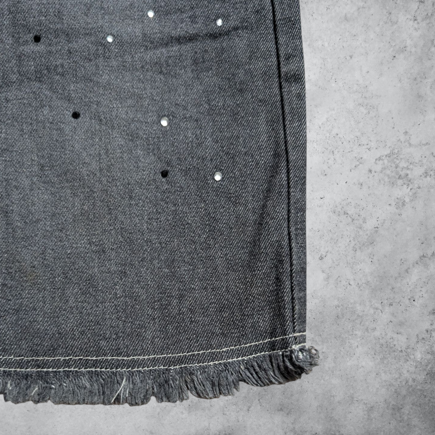 00's Grey Denim Mini