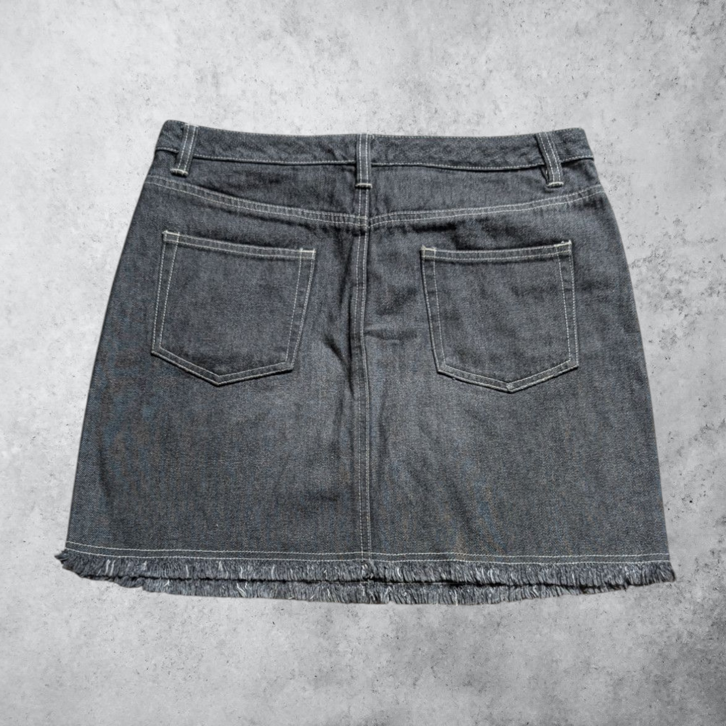 00's Grey Denim Mini
