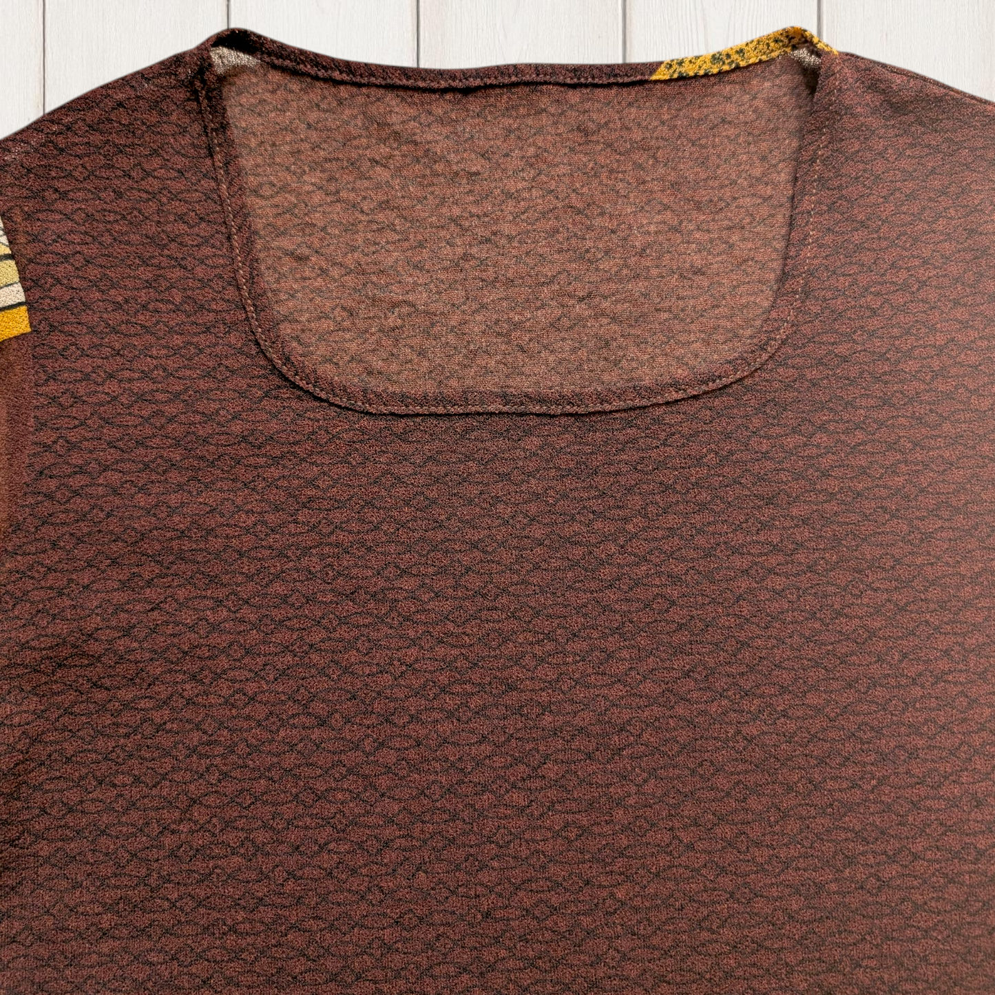 00's Brown Graphic Long Sleeve