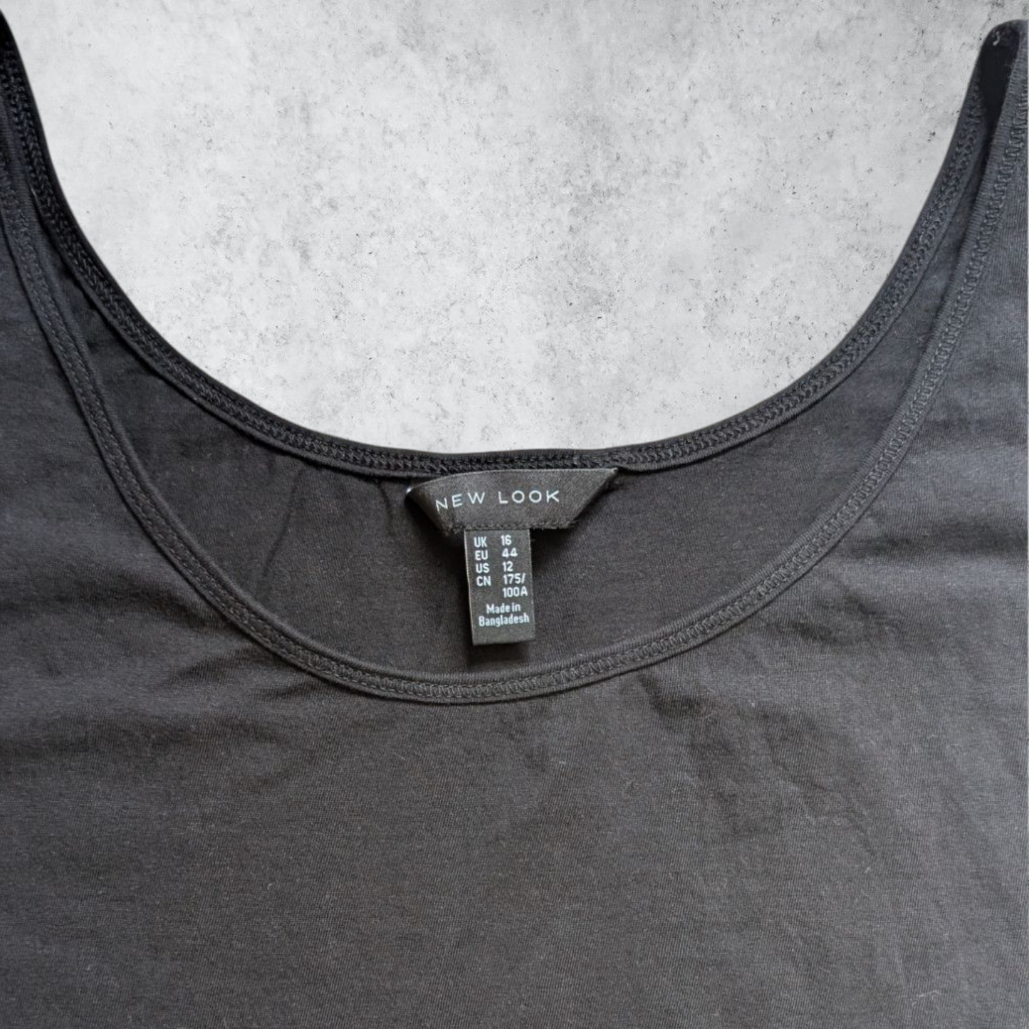 Black Vest Top