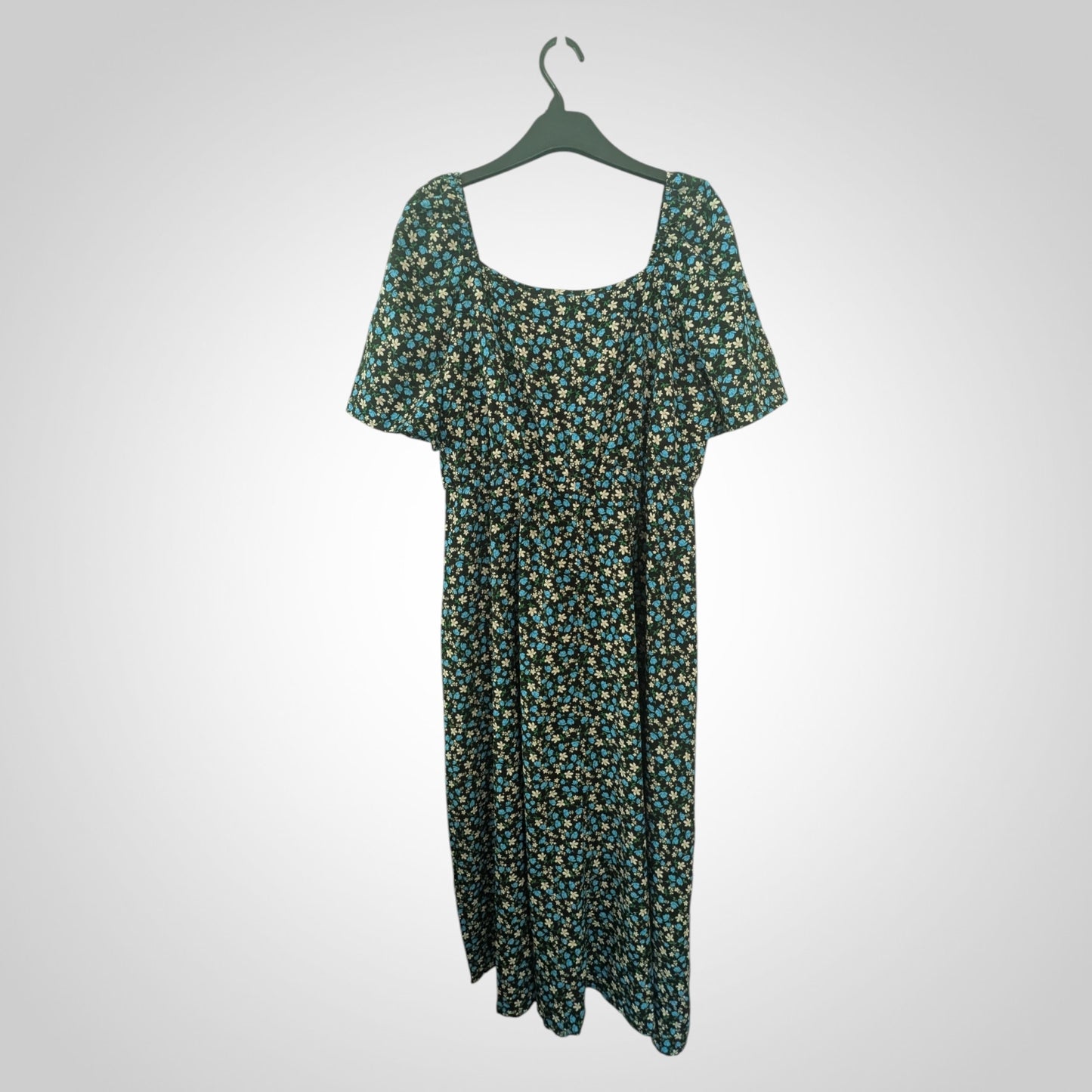 Curve Floral Maxi Dress