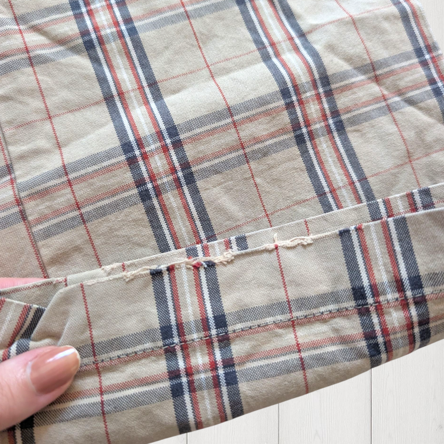 00's Grunge Checked Trousers