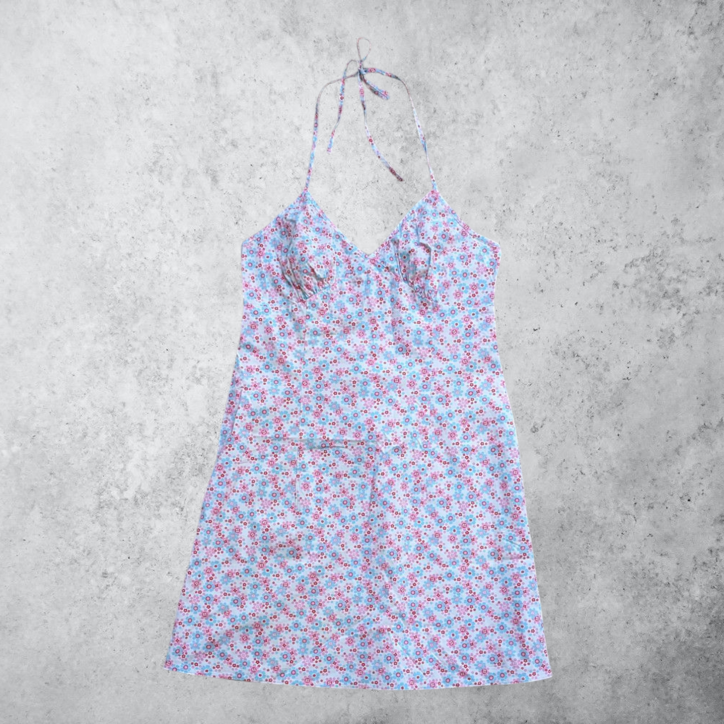00's Floral Midi Dress
