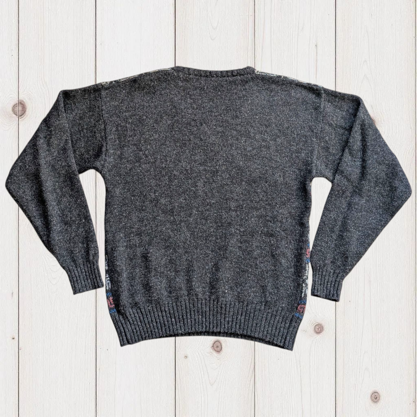 90s Vintage Patterned Jumper