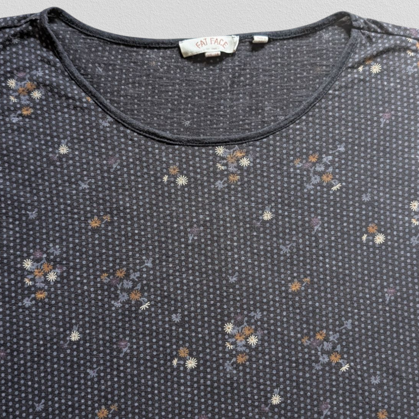 Navy Floral Tee