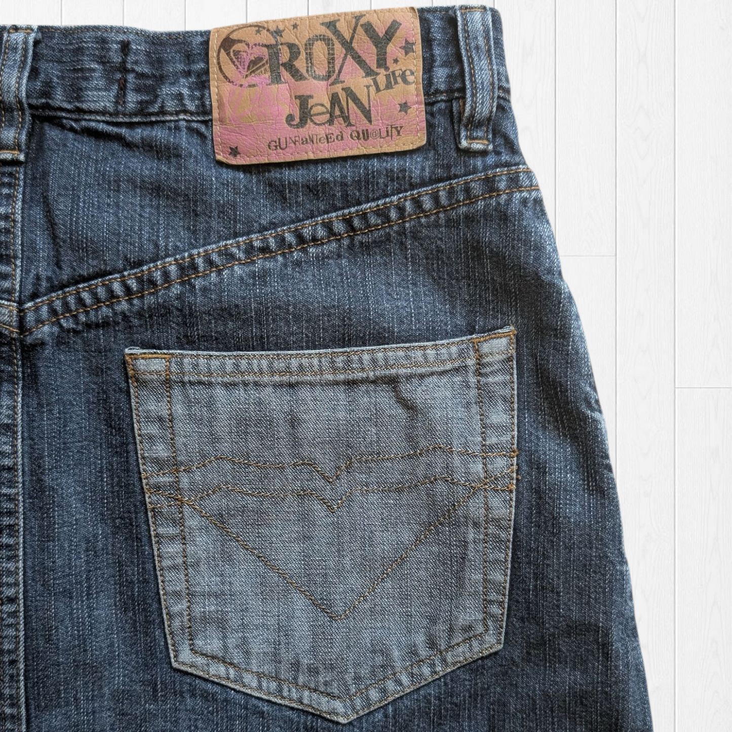 00's Roxy Denim Midi Skirt