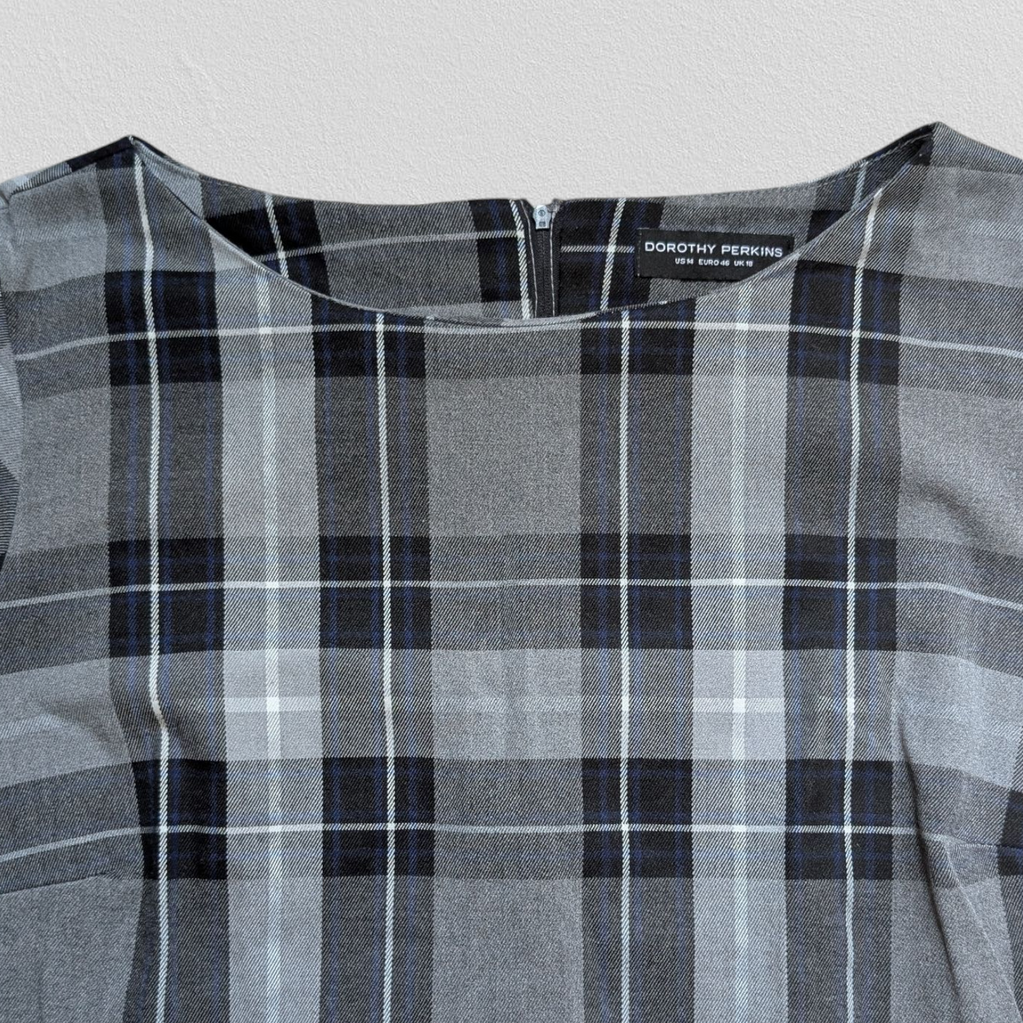 Checked Shift Dress