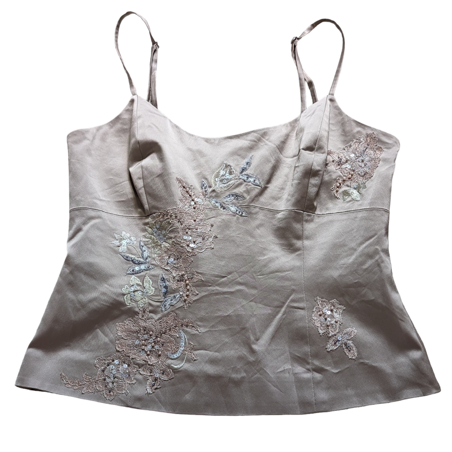 00's Sequin Floral Cami