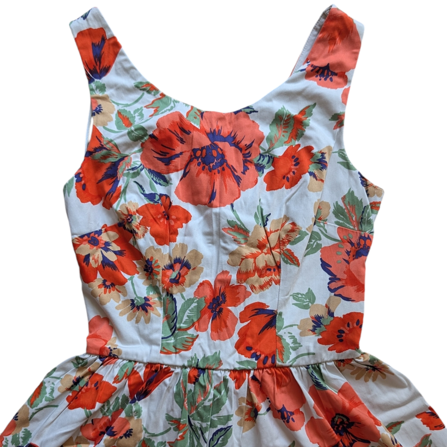 00's Poppy Peplum Dress