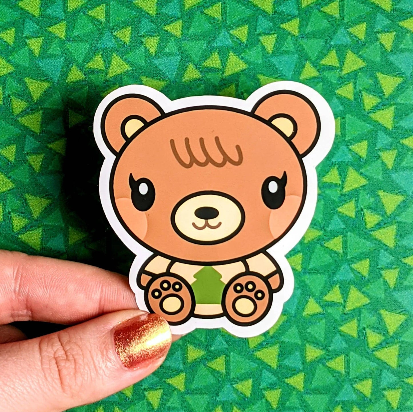 Maple Teddy Bear Sticker