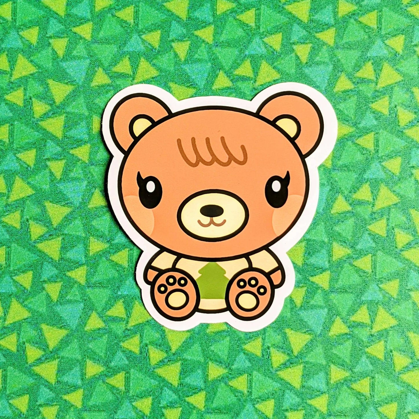 Maple Teddy Bear Sticker