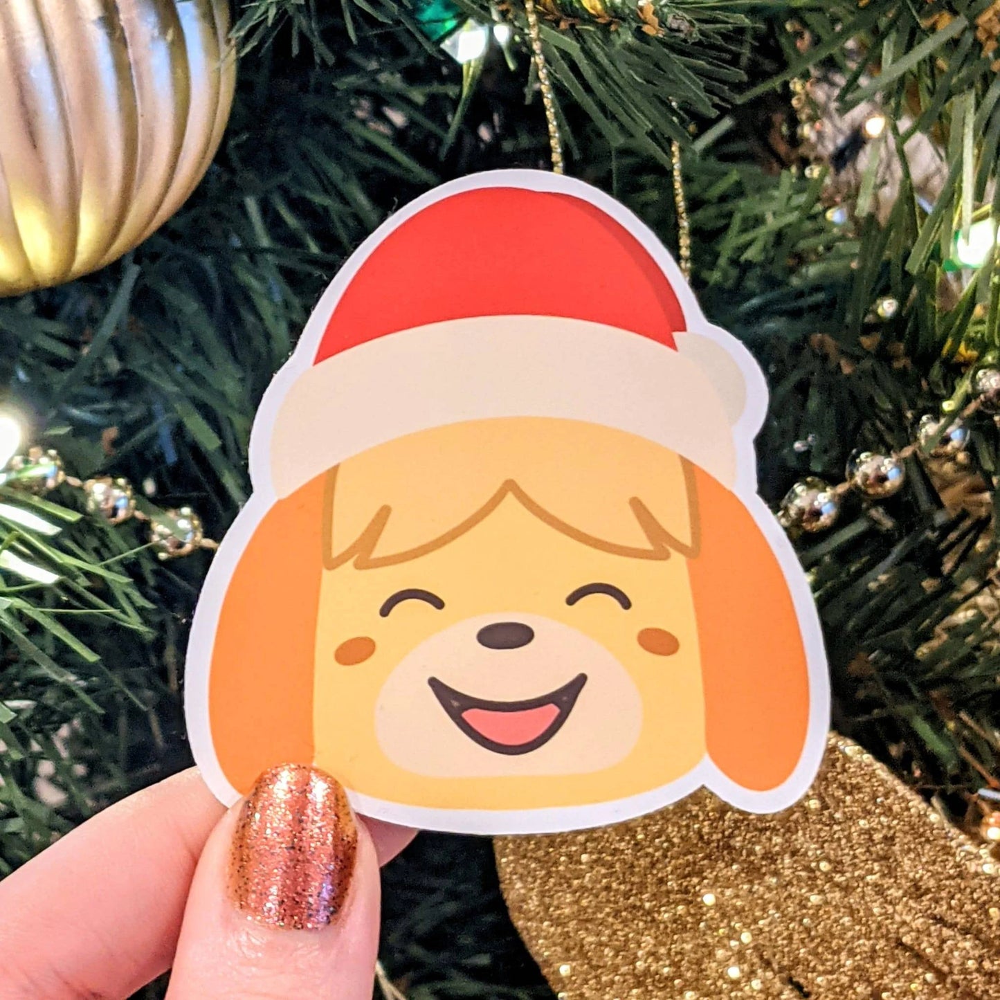 Christmas Isabelle Sticker