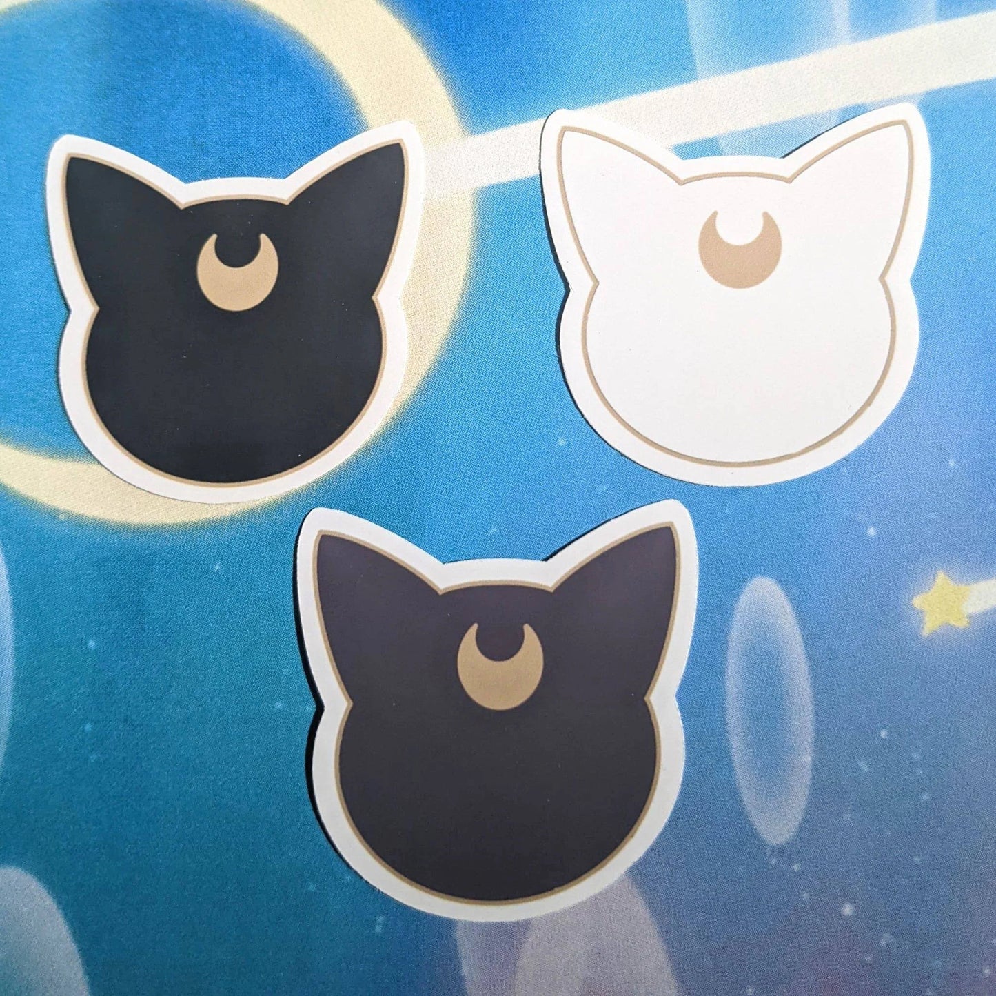 Sailor Moon Cat Trio Stickers