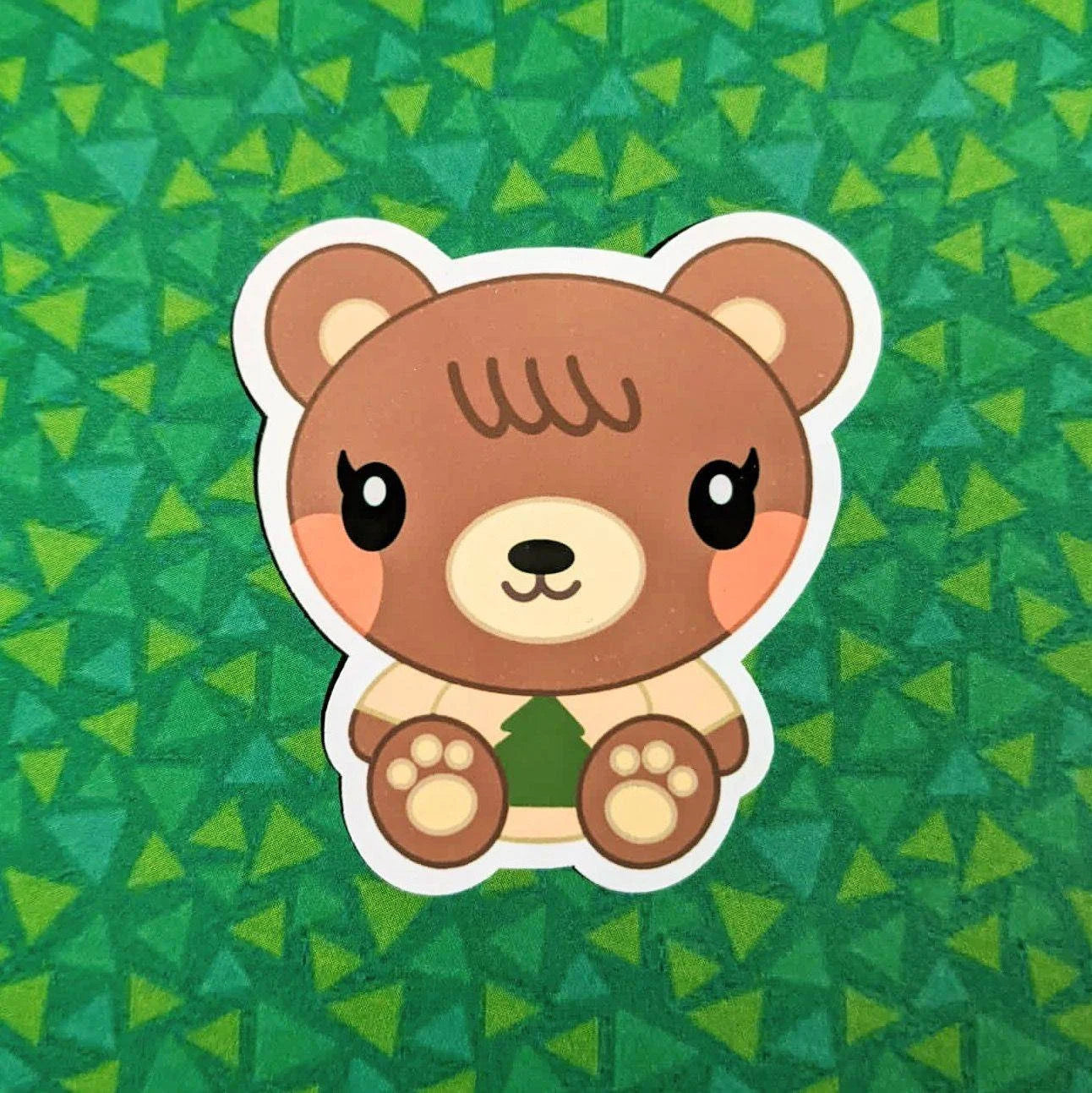 Maple Teddy Bear Sticker