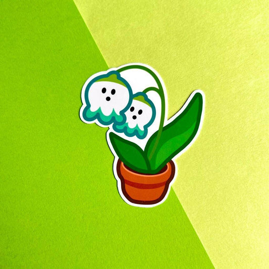 Spooky Lily of the Valley Sticker