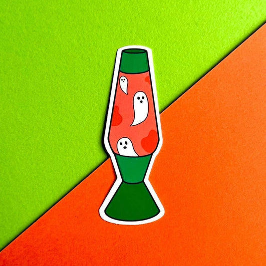 Ghost Lava Lamp Sticker