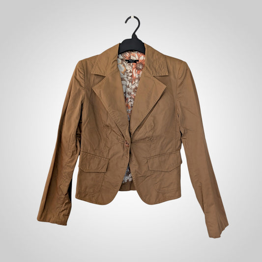 00s Italian Brown Blazer Jacket