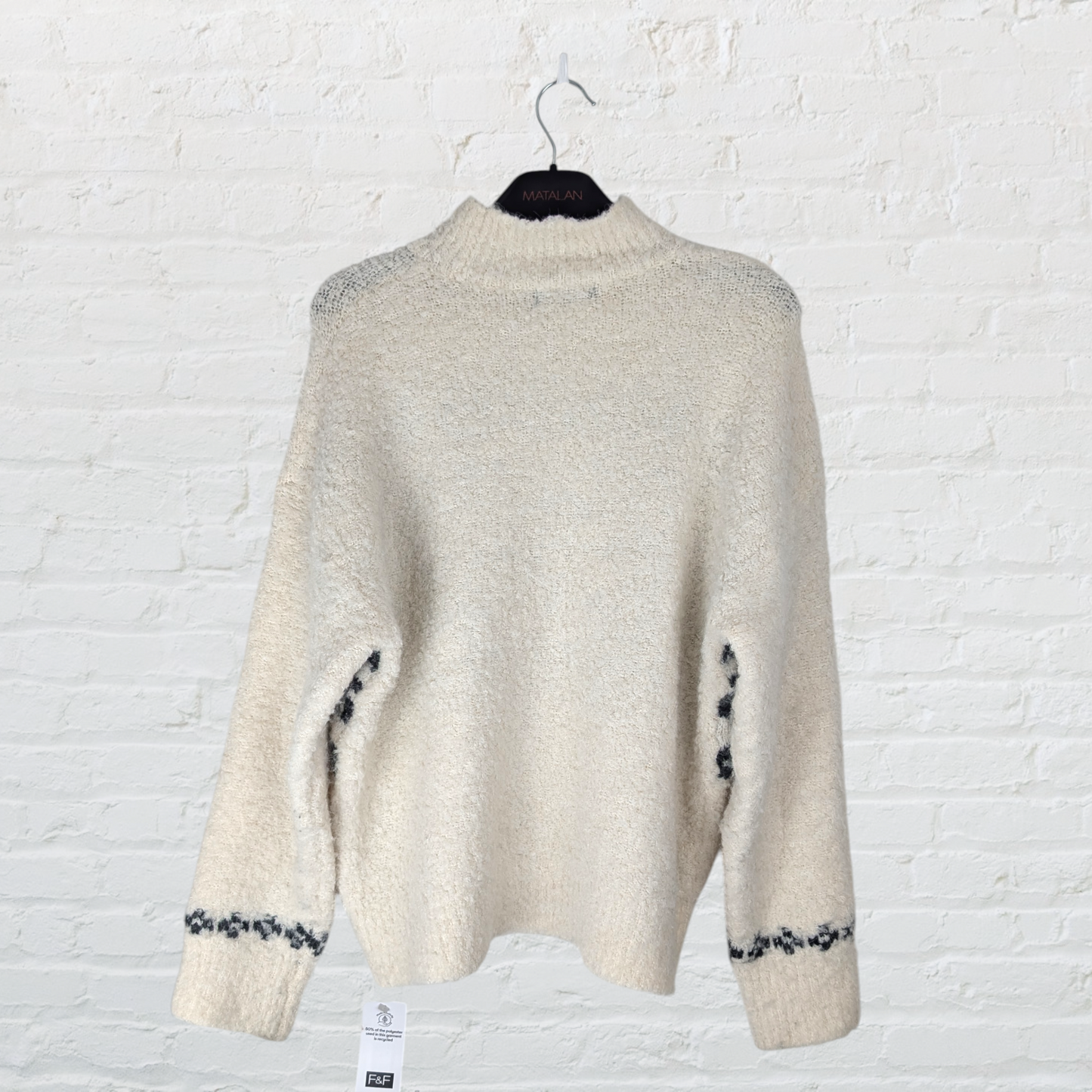 Wool Blend Nordic Boucle Knit Jumper