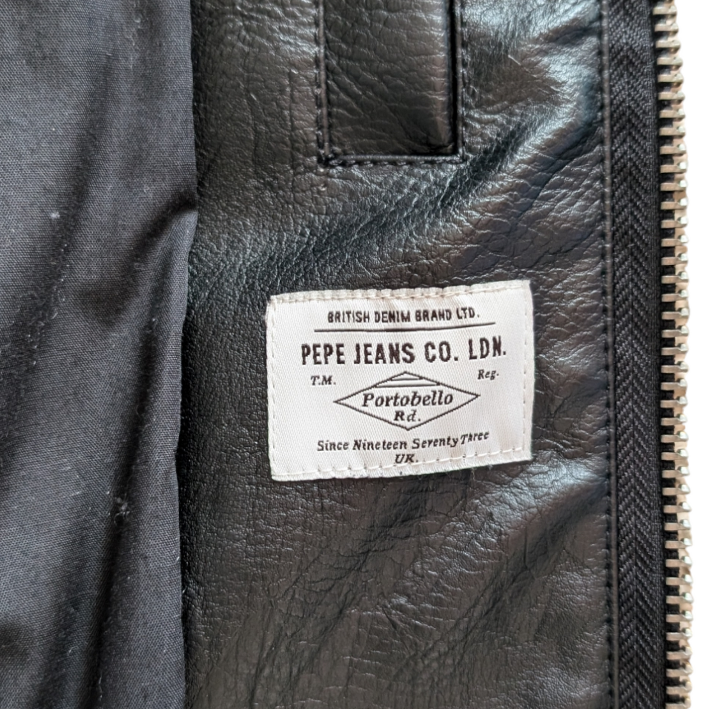 Pepe Jeans Faux Leather Biker Jacket