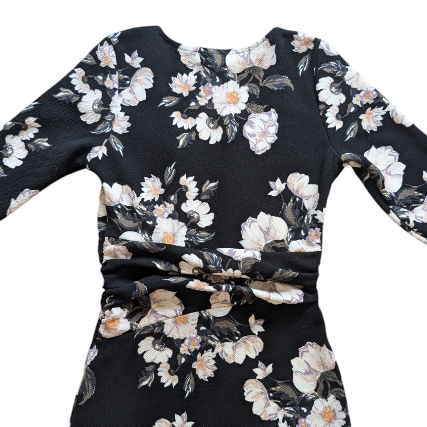 00's Jane Norman Black Floral Dress