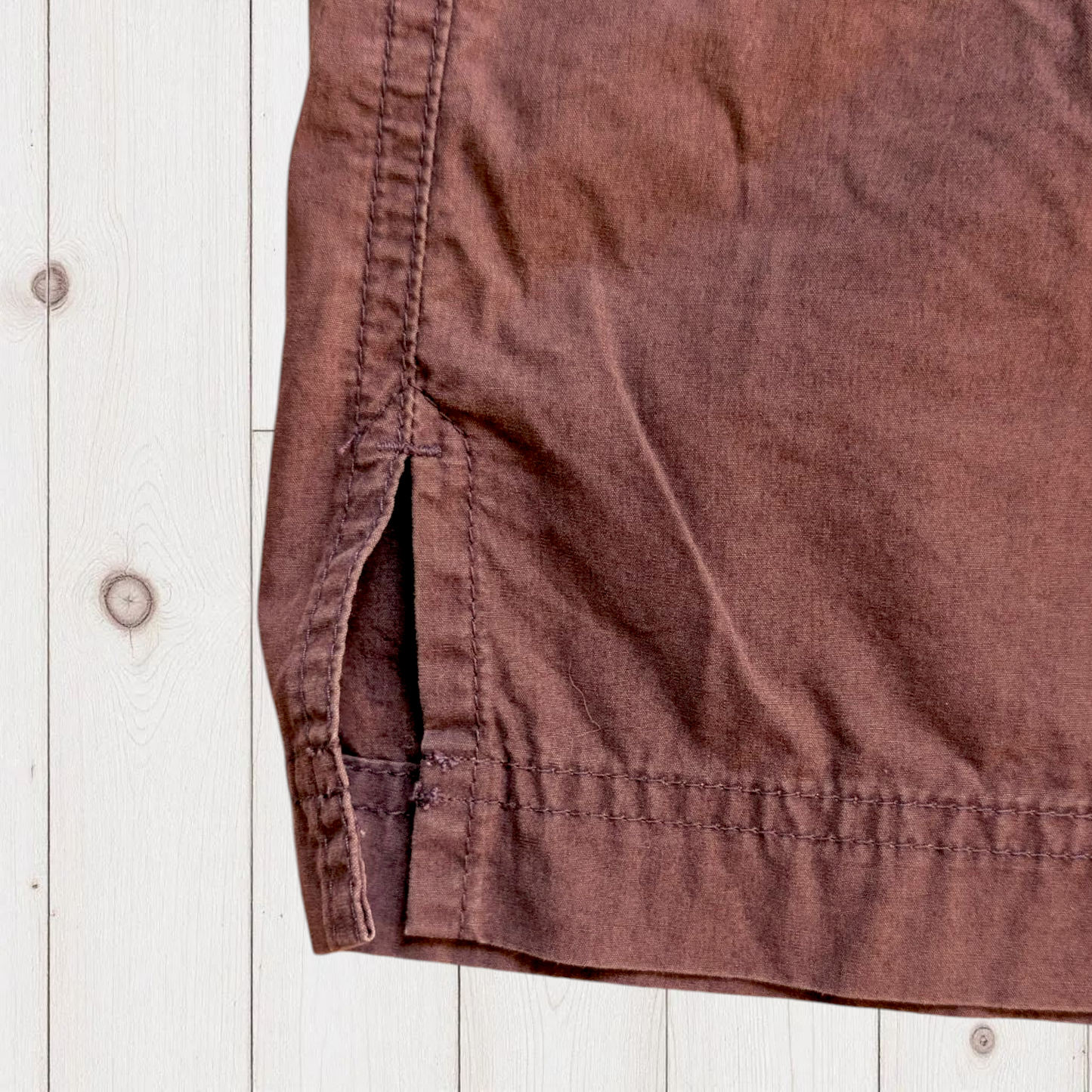 00's Brown Cargo Skirt