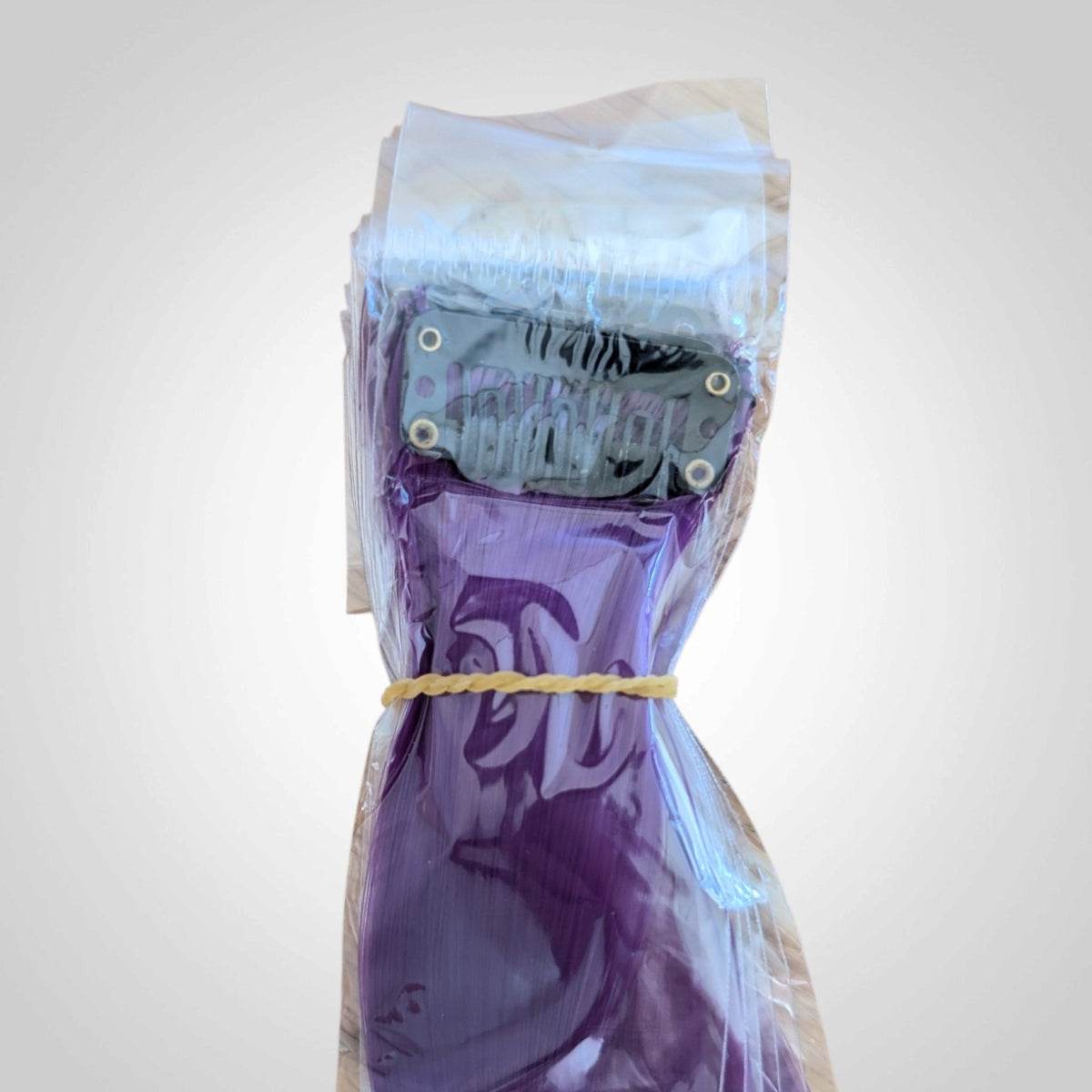 Purple Clip-In Coloured Hair Extensions