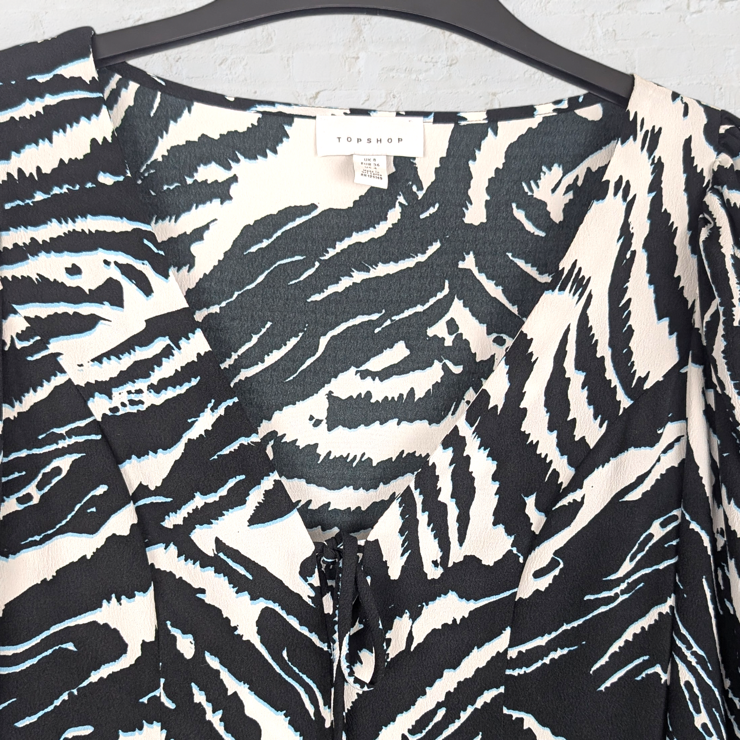 Topshop Zebra print dress