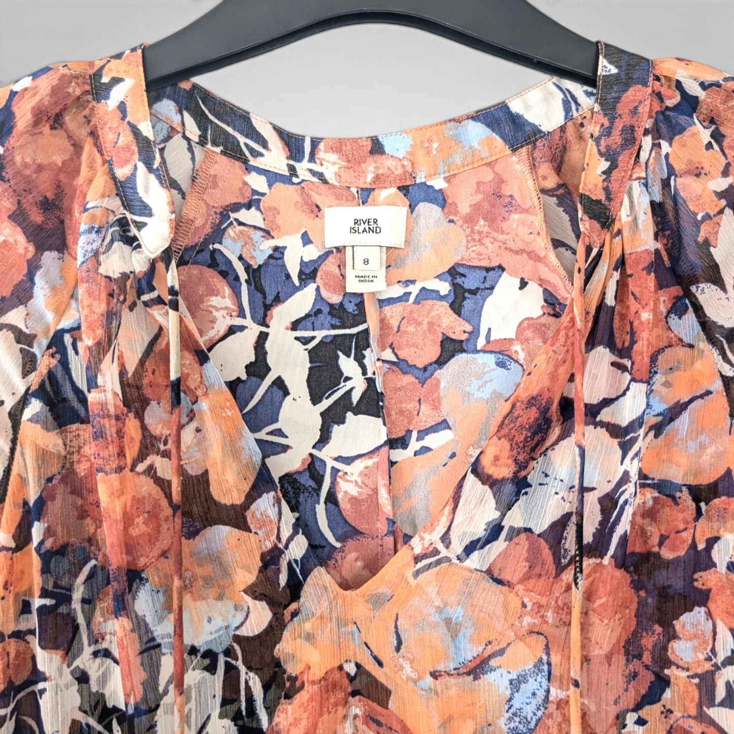 Boho Floral Kaftan Mini Dress