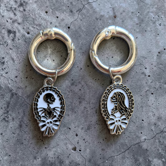 Jack & Sally Boot Charms