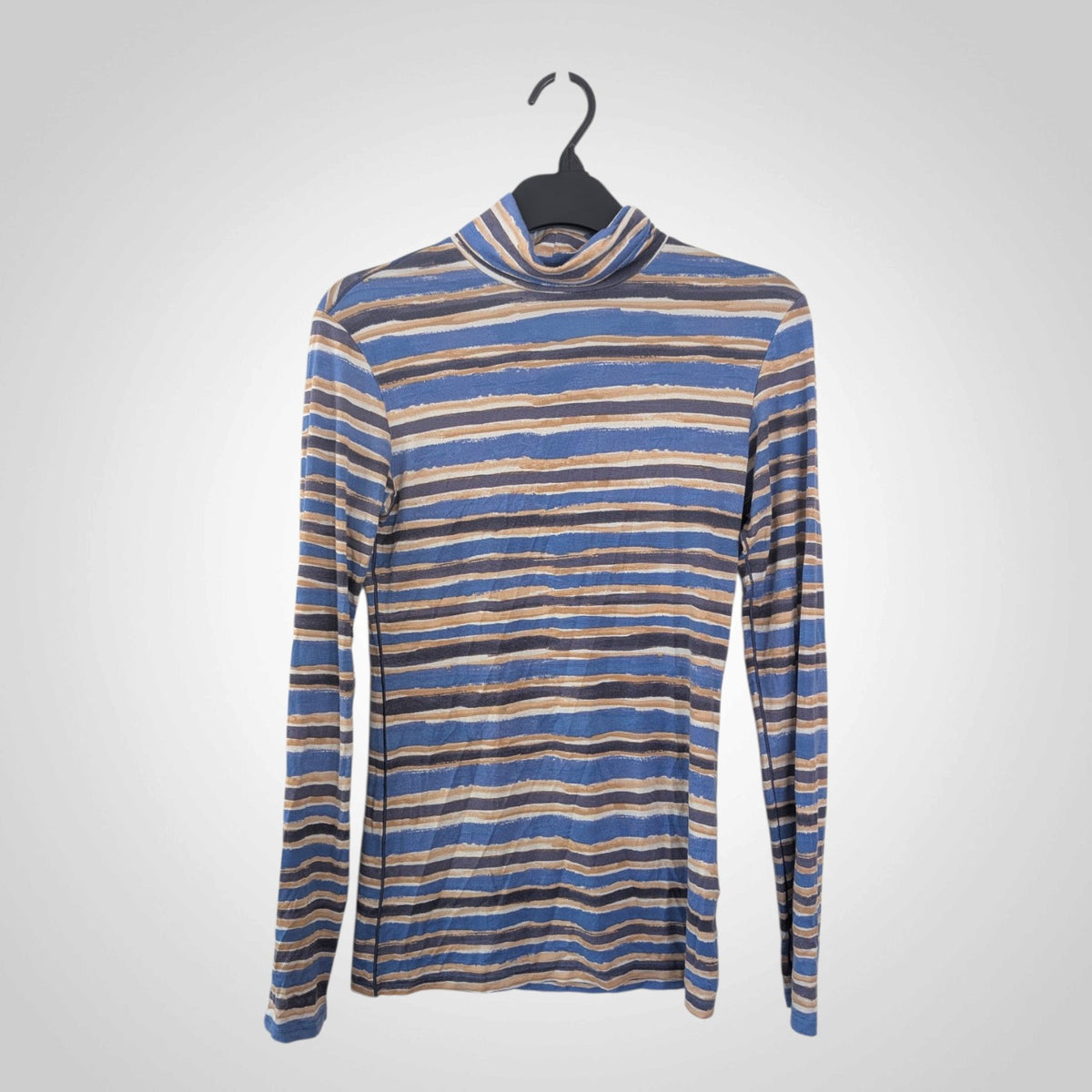 UNIQLO x MARNI Heattech Striped Roll Neck Top