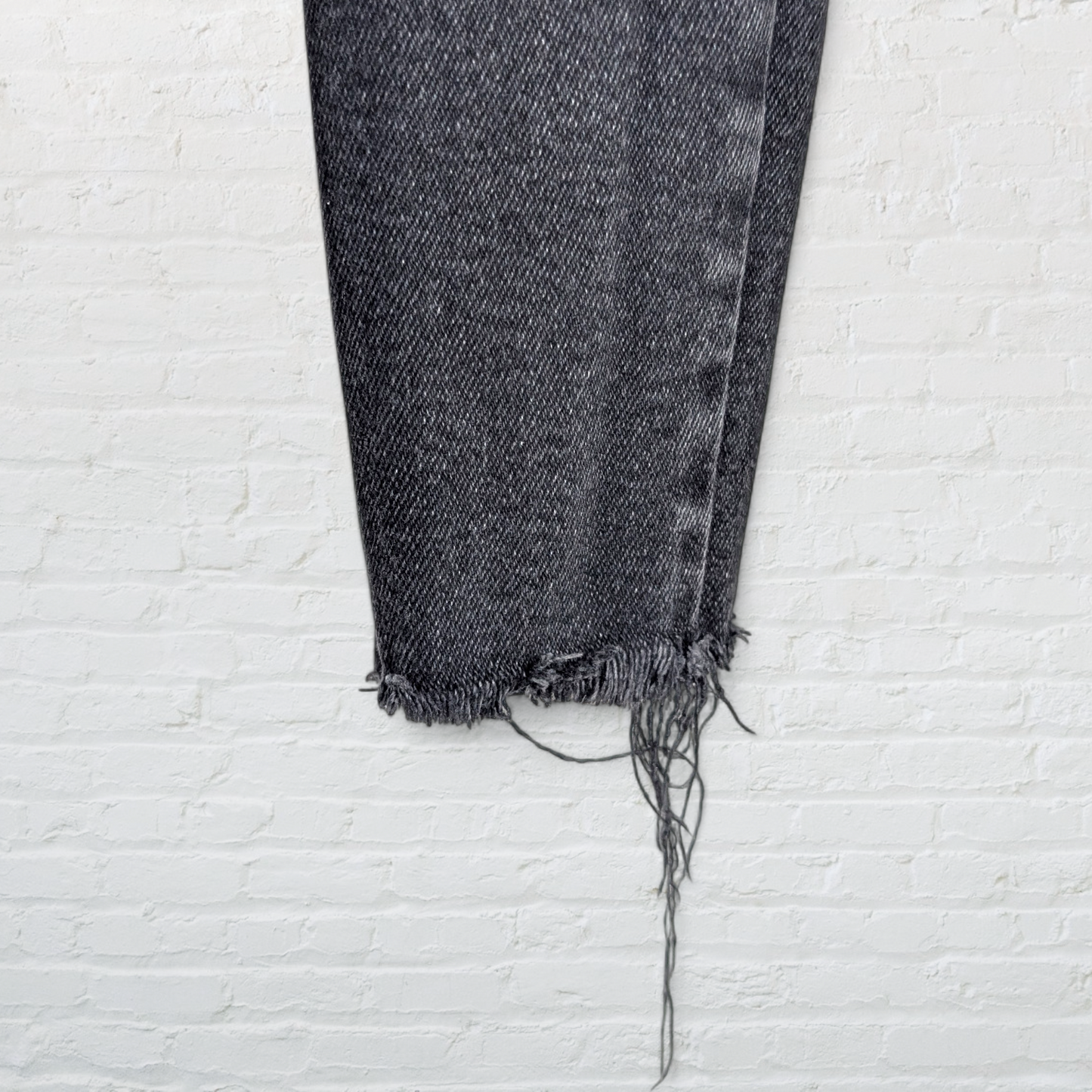 Faded Black Skinny Denim Trousers