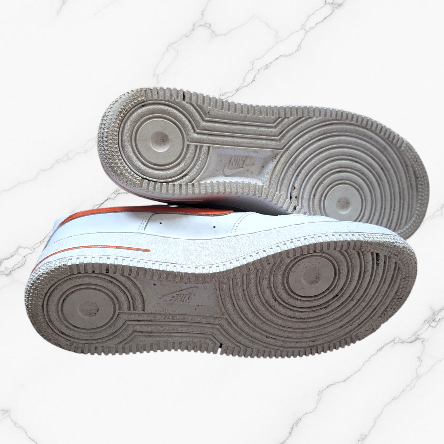 Nike Air Force 1 Low - White & Rush Orange