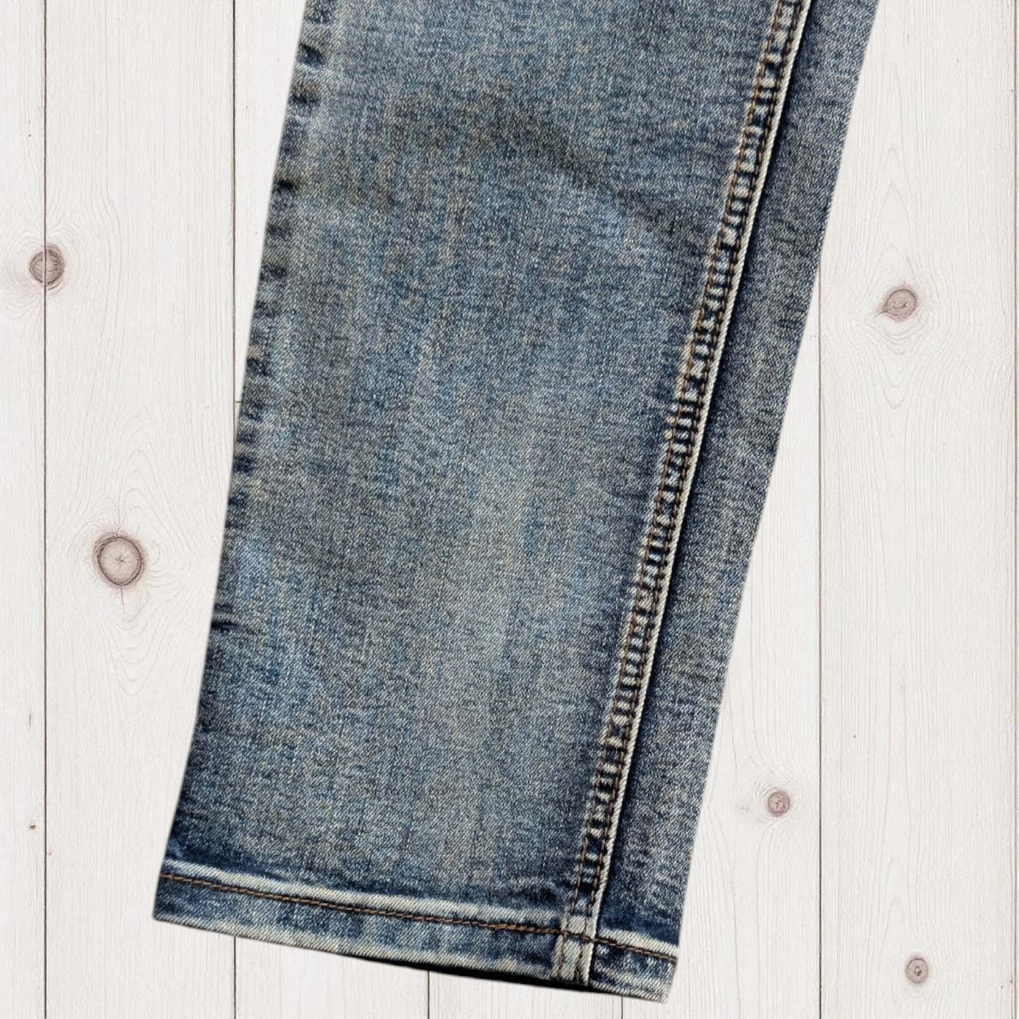 00s Patchwork Low-rise Jeans