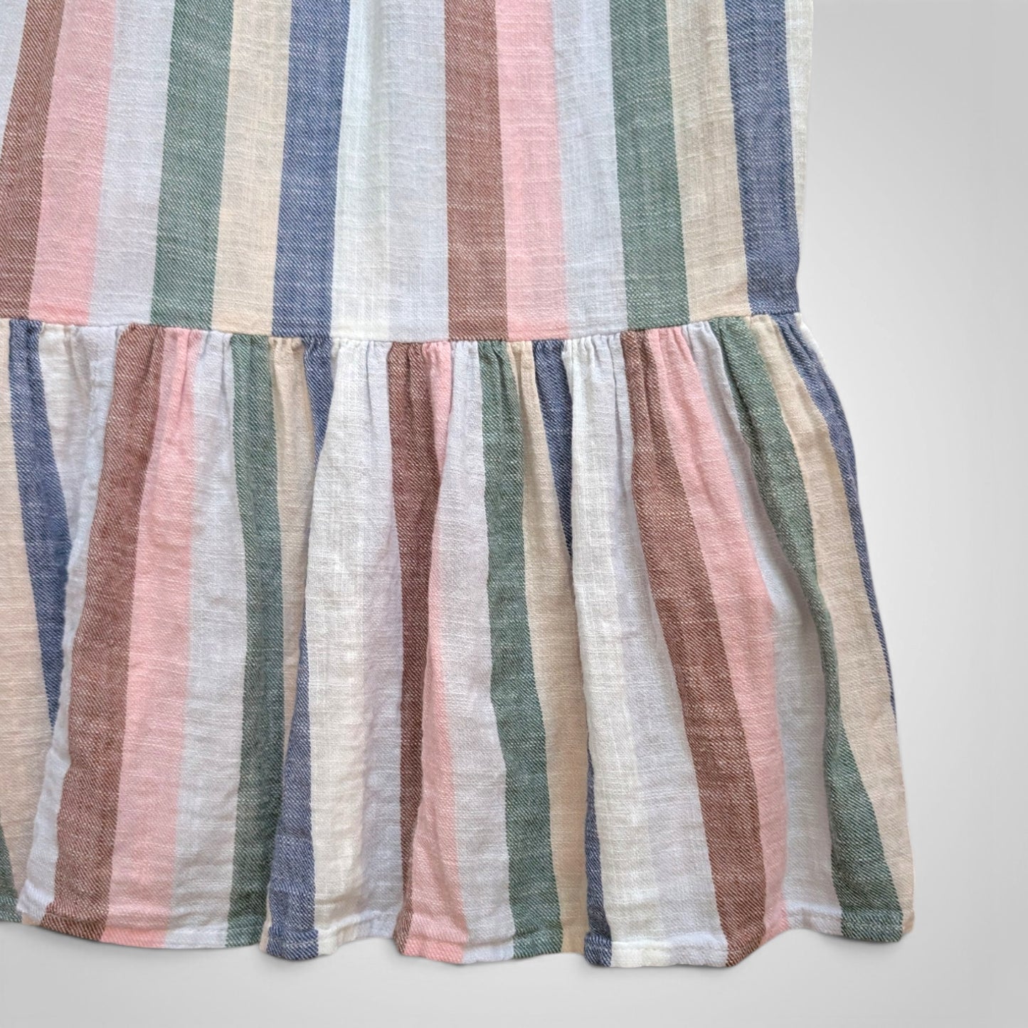 Boho Multicolour Striped Sundress
