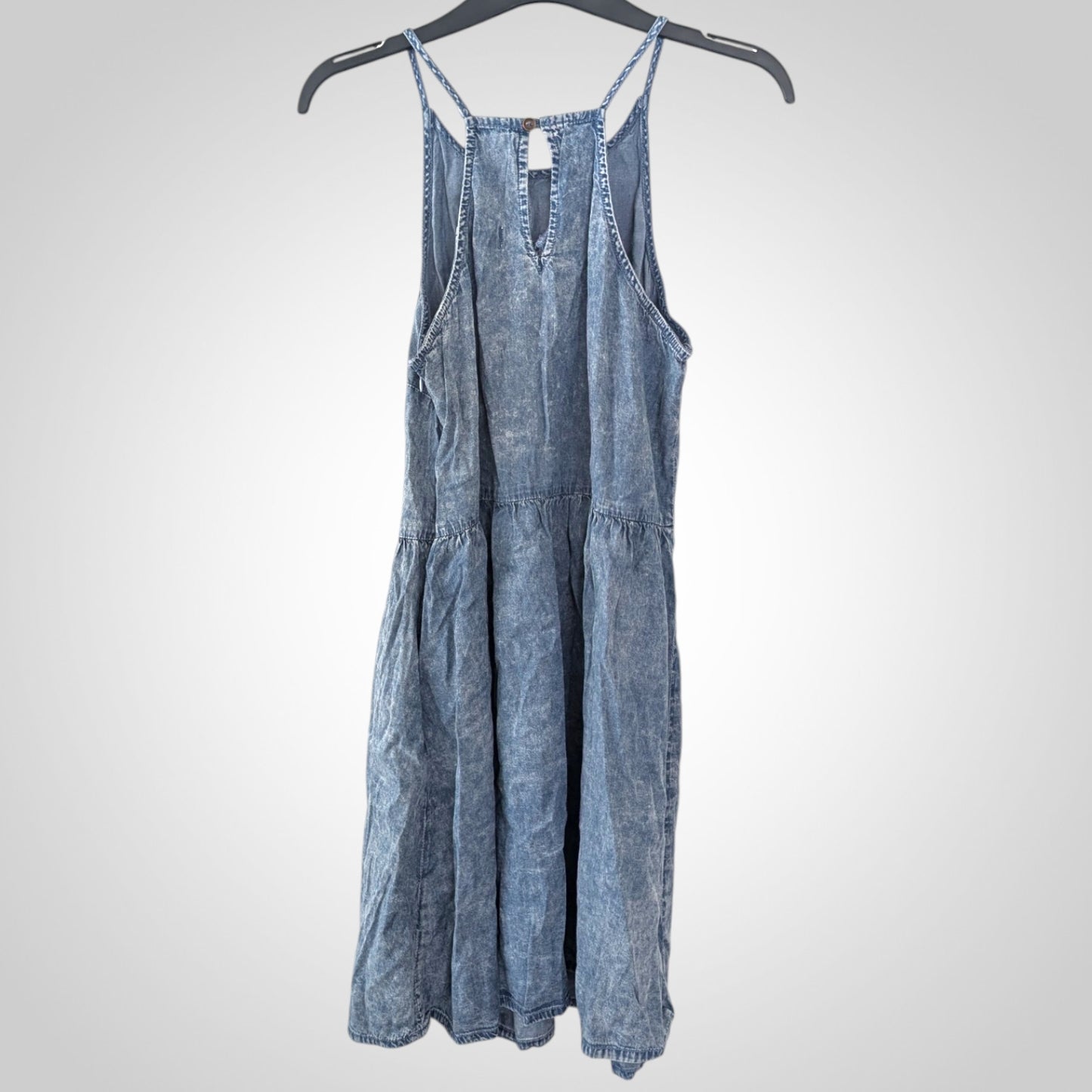 Light Blue Denim Look Sundress
