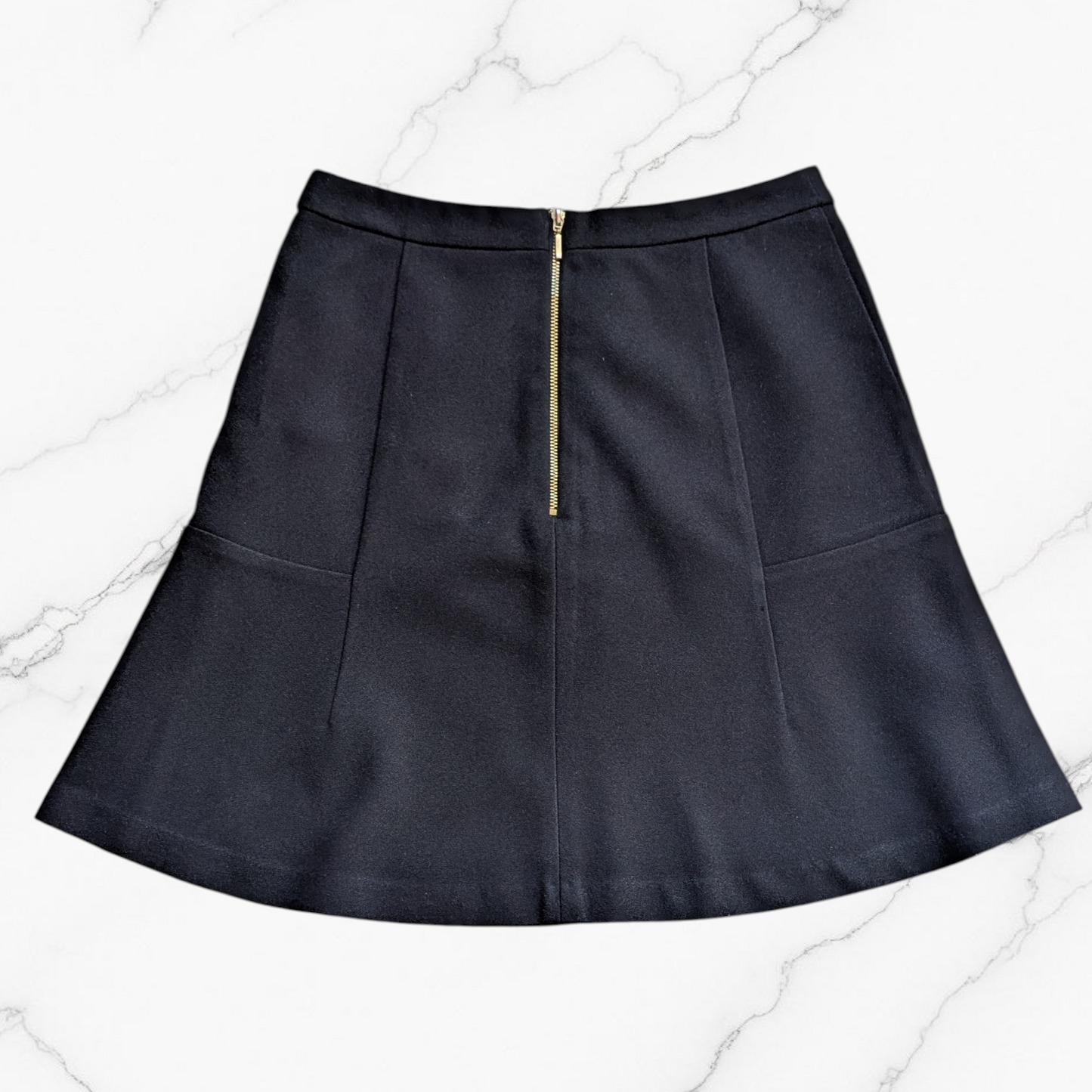 Black A-Line Mini Skirt