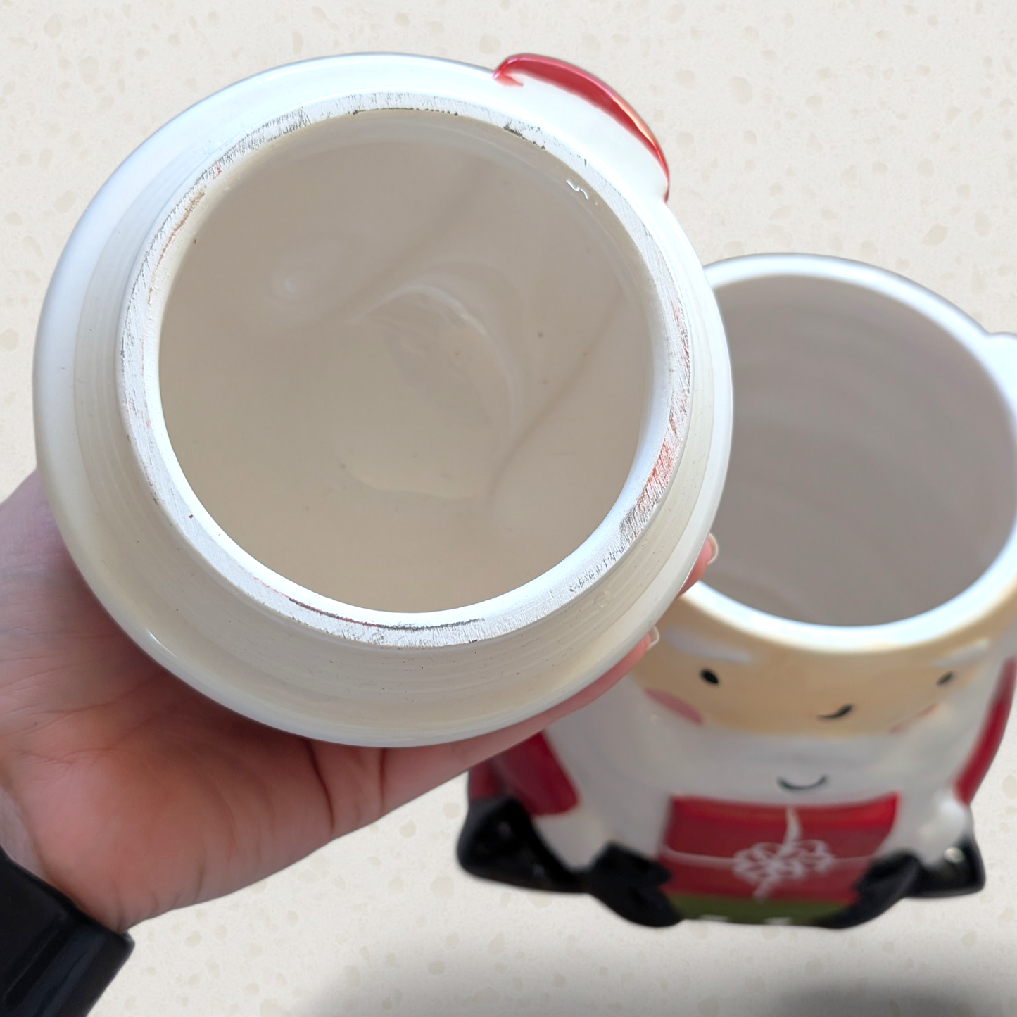 Santa Ceramic Cookie Jar