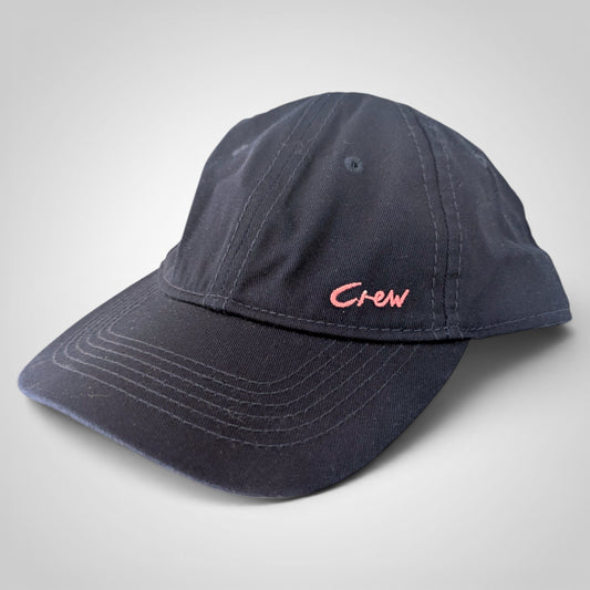 Crew Clothing Navy Cotton Adjustable Baseball Cap