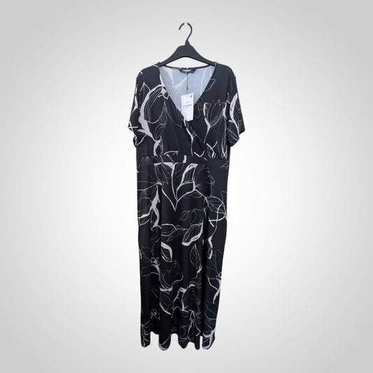 Yours Clothing Black & White Maxi Dress
