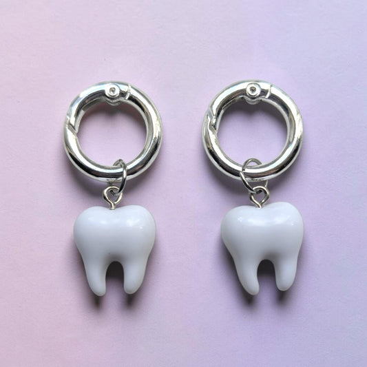 White Teeth Handmade Boot Charms