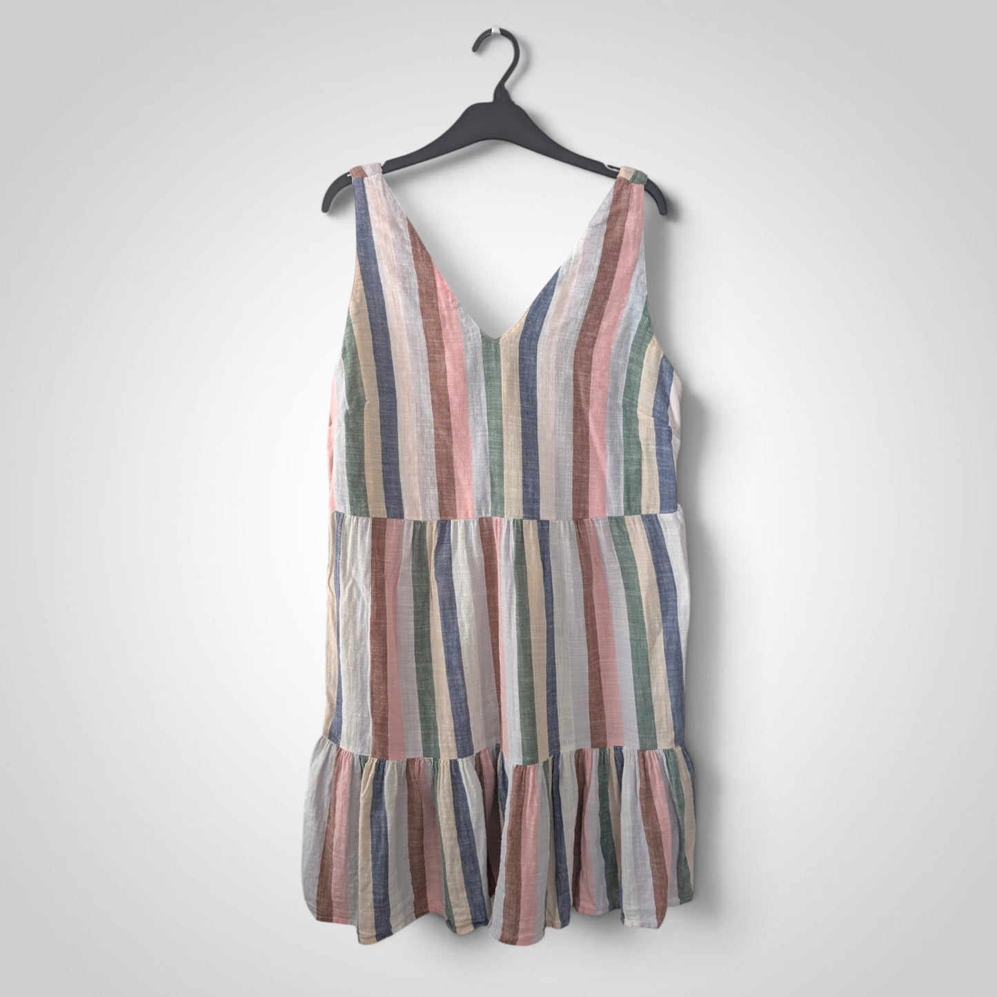Boho Multicolour Striped Sundress