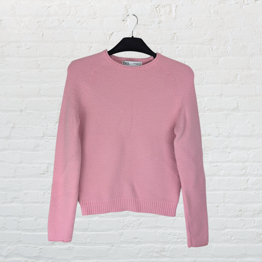 Bubblegum Pink Super Soft Long Sleeve Knit Jumper
