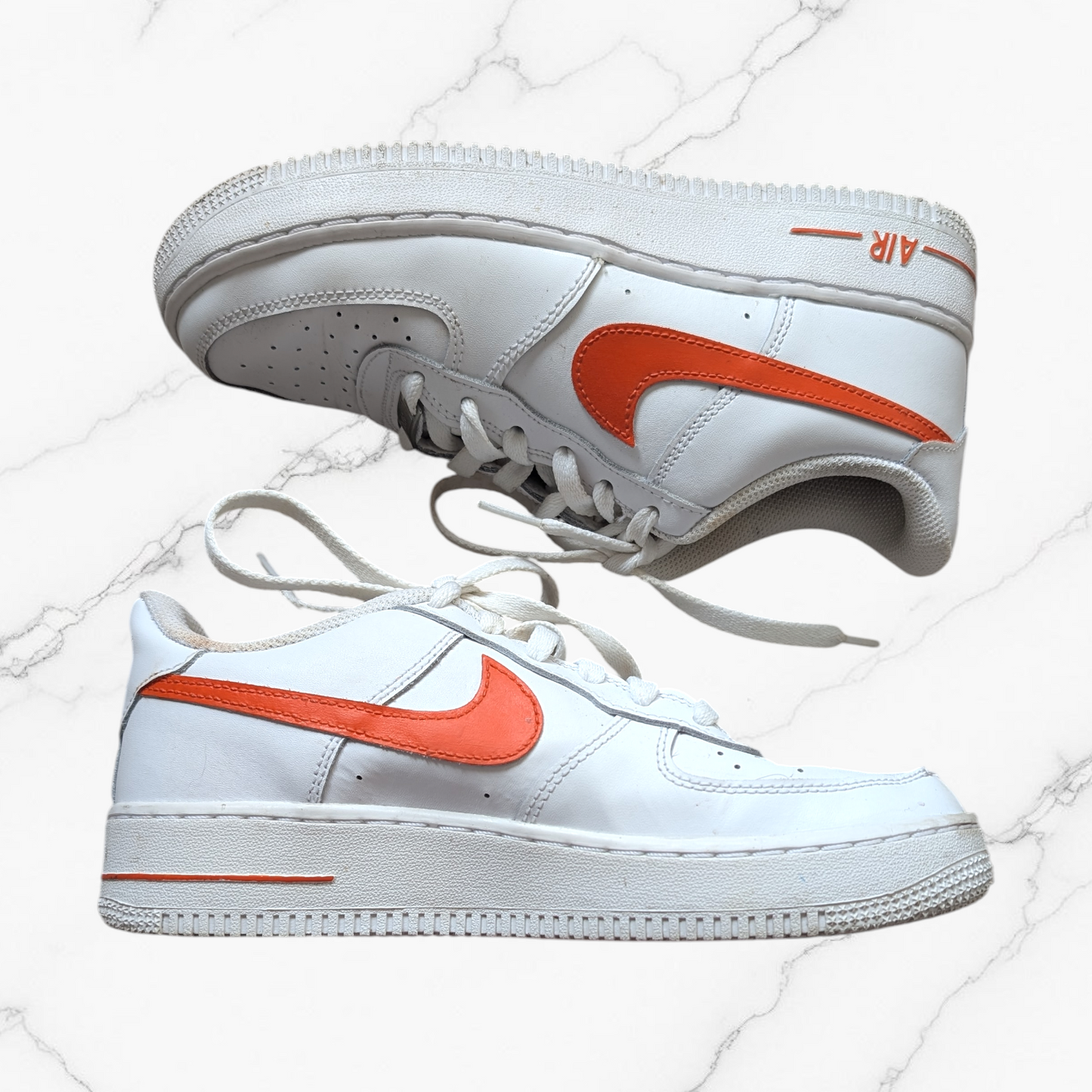 Nike Air Force 1 Low - White & Rush Orange